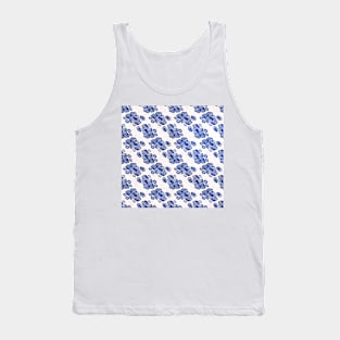 Blue Mosaic Tank Top